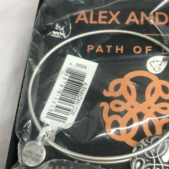 Alex and Ani Path of Life Bangle Charm Bracelet NEW NIB - Picture 4 of 6